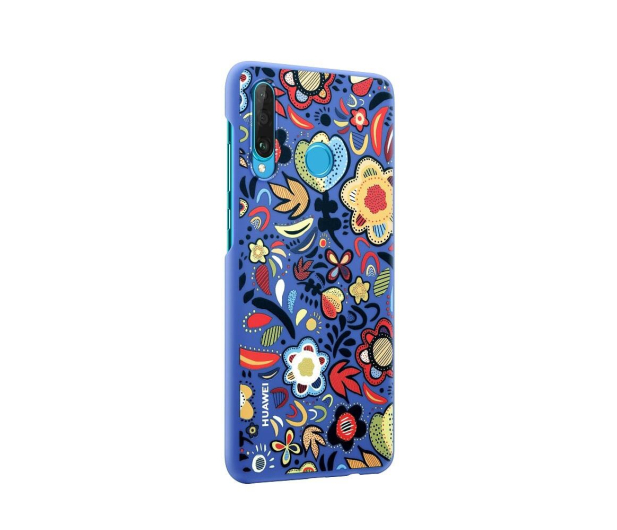 Etui do Huawei P30 Lite kwieciste niebieskie - 484514 - zdjęcie 3